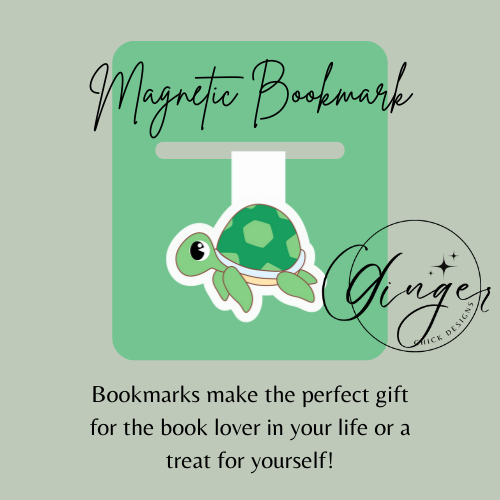 Turtle Magnetic Bookmark