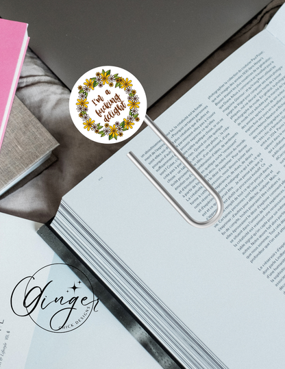 I'm an Effing Delight 3-Inch Paperclip Bookmark