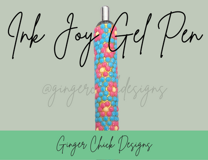 Pink Daisies Diamond Art Ink Joy Gel Pen
