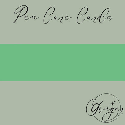 Under the Sea Pen Care Card