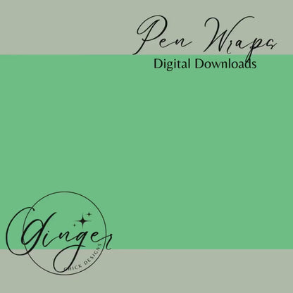 Pen Wraps | Pen skins | Cowgirl print | 4 designs | PNG/JPEG