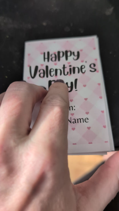 Personalized Kids Valentine’s Day Mini Coloring Book