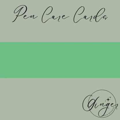 Night Sky Pen Care Card