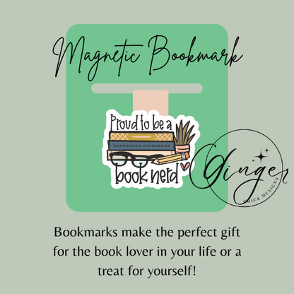 Proud to be a Booknerd Magnetic Bookmark