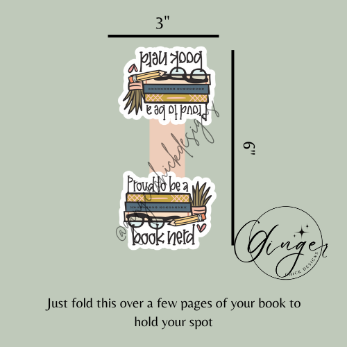 Proud to be a Booknerd Magnetic Bookmark