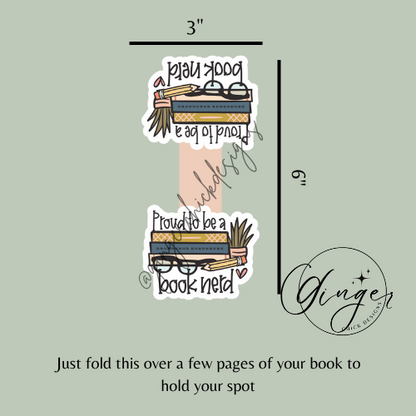 Proud to be a Booknerd Magnetic Bookmark