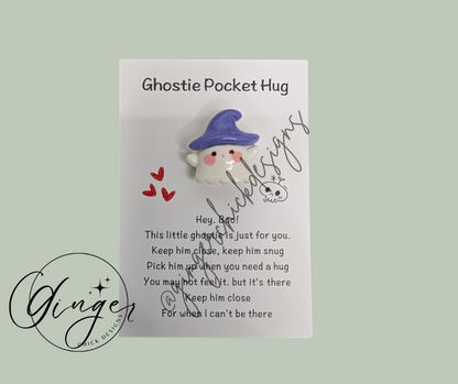 Purple Ghost Pocket Hug