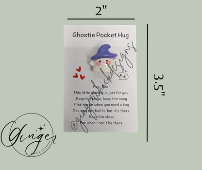 Purple Ghost Pocket Hug