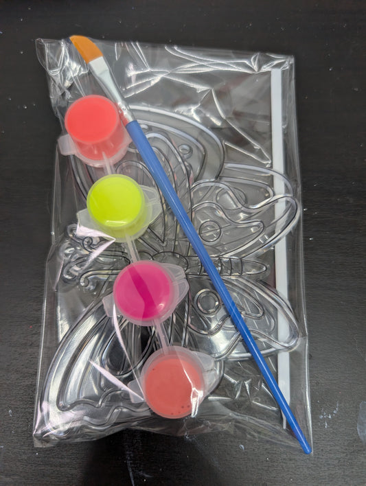 Spring Suncatcher Paint Kit – 2 Butterflies