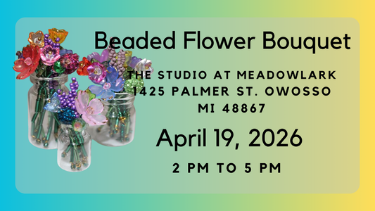 Bead Flower Vase Workshop 4-19
