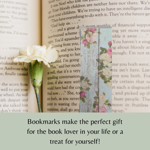 Romantic Rose Laminated Bookmark