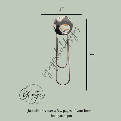 Sugar Skull 3-Inch Paperclip Bookmark