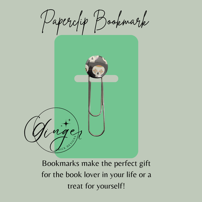 Sugar Skull 3-Inch Paperclip Bookmark