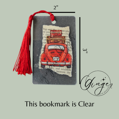 Traveling Car Dictionary Acrylic Bookmark