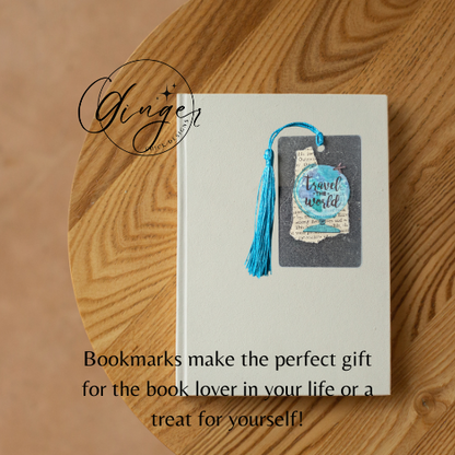 Travel the World Dictionary Acrylic Bookmark