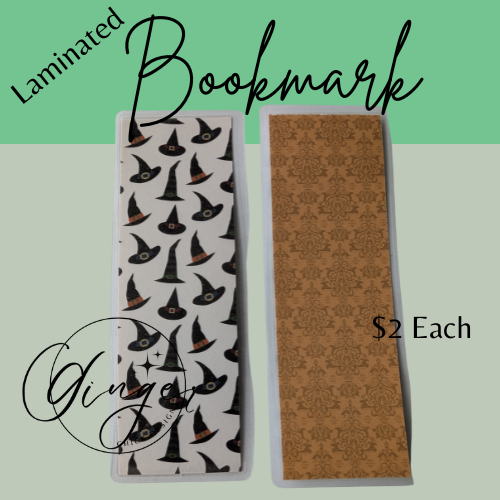 Witches Hat Laminated Bookmark