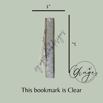 Golden Chain Acrylic Bookmark