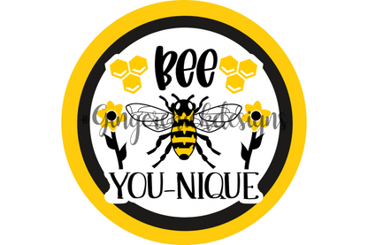 Bee You-nique Bottle Cap Images