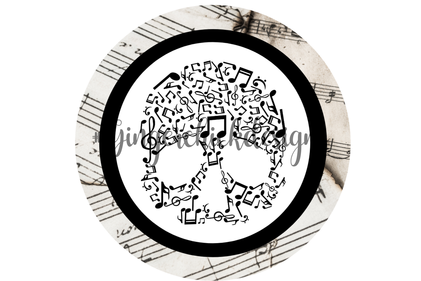 Music Notes Bottle Cap Images