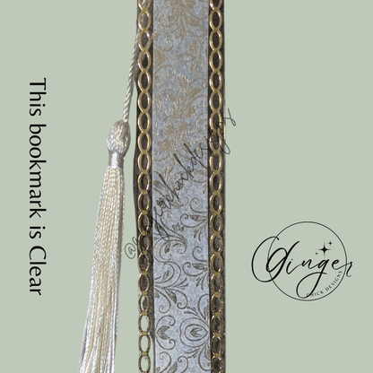 Golden Chain Acrylic Bookmark