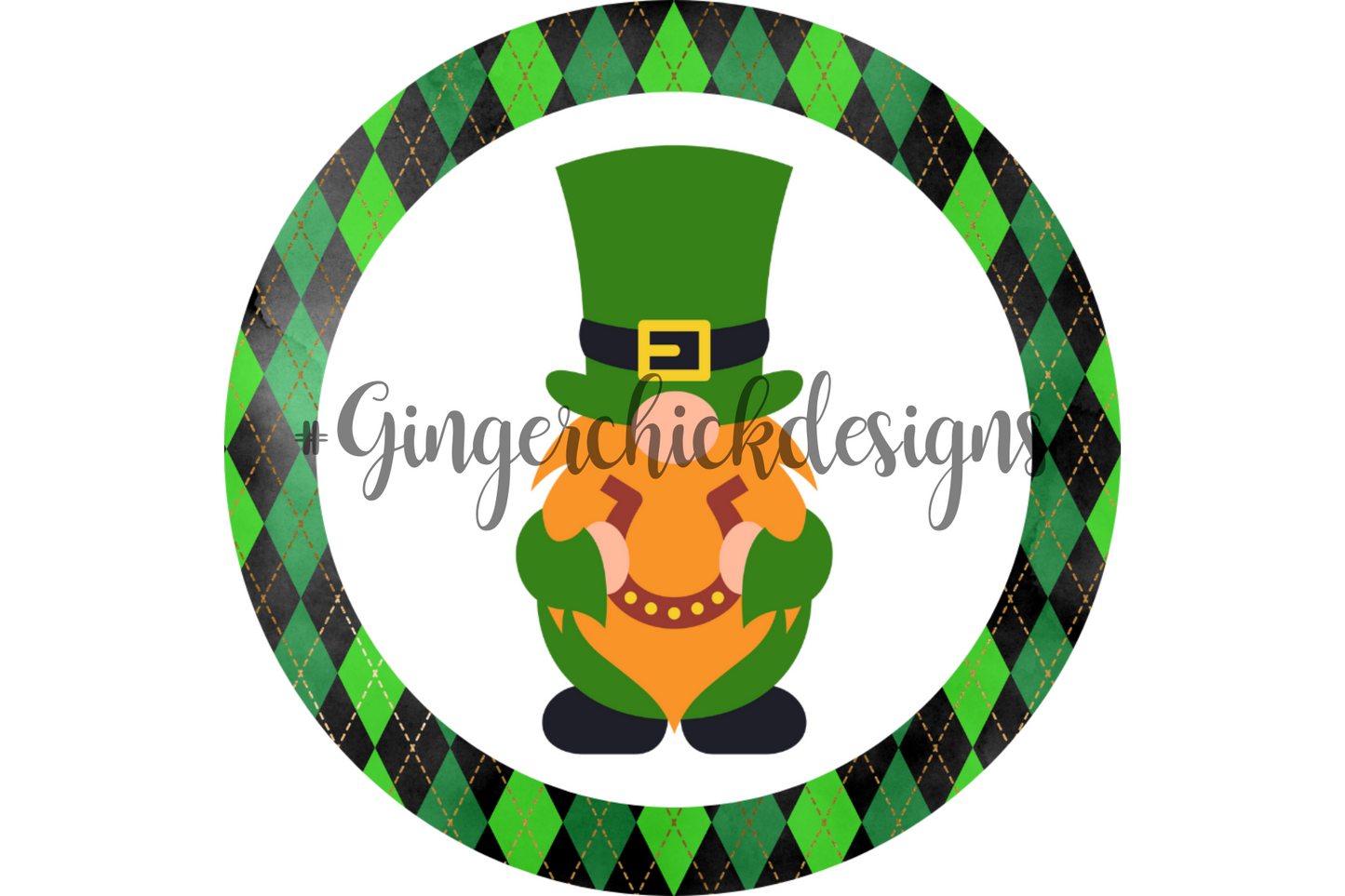 St. Patty's Day Gnome Bottle Cap Images