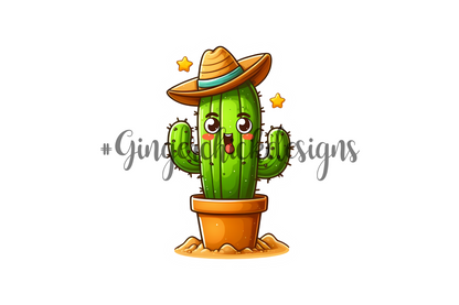 Cactus Friends Bottle Cap Images