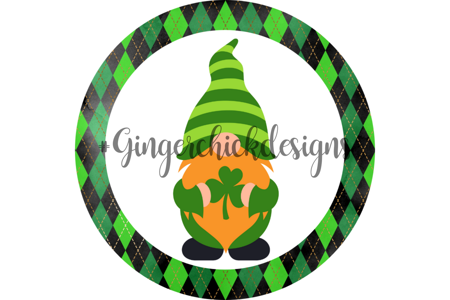 St. Patty's Day Gnome Bottle Cap Images