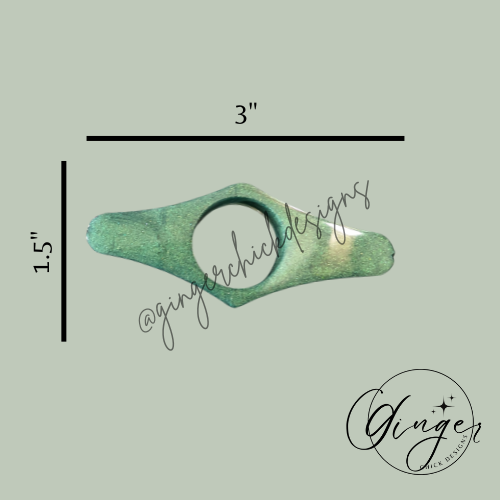 Dark Green Thumb Bookmark
