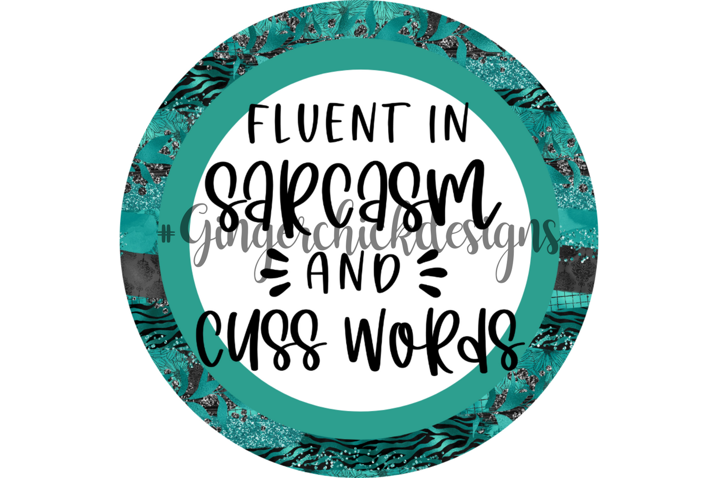 Fluent in Sarcasm Bottle Cap Images