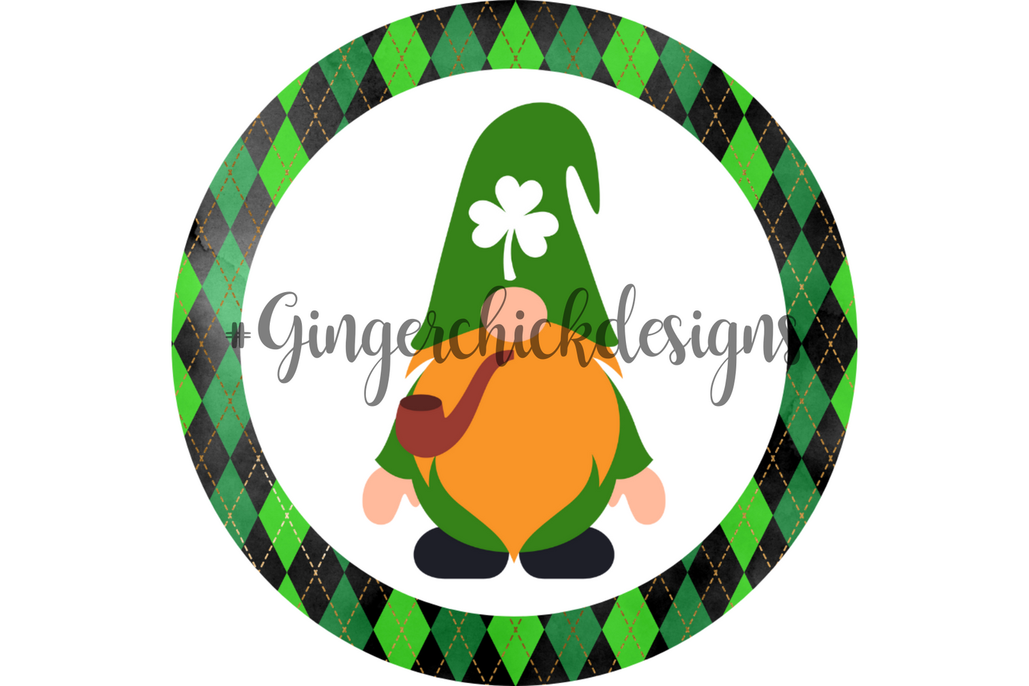 St. Patty's Day Gnome Bottle Cap Images