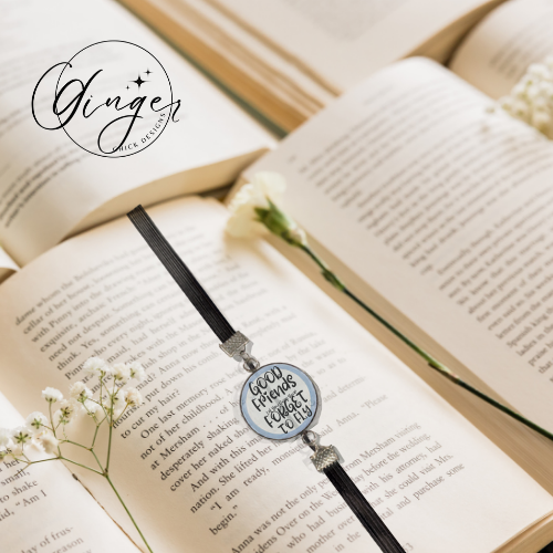 Good Friends Elastic Bookmark