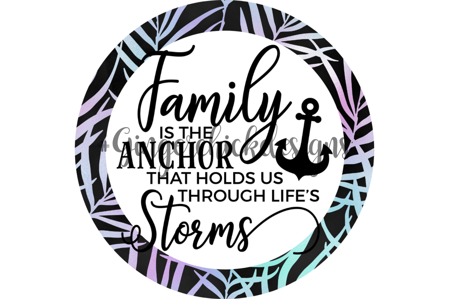 Family is the Anchor Bottle Cap Images