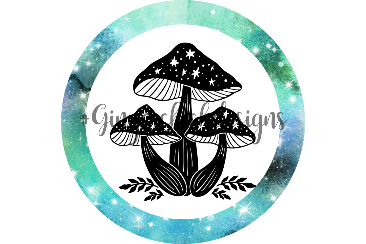 Mushroom Moon Phase Bottle Cap Images