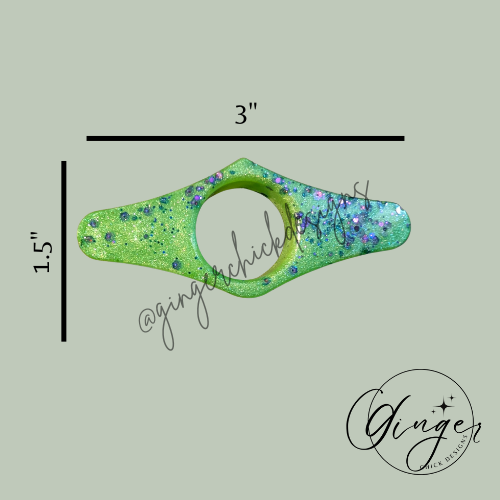 Lime Green Thumb Bookmark