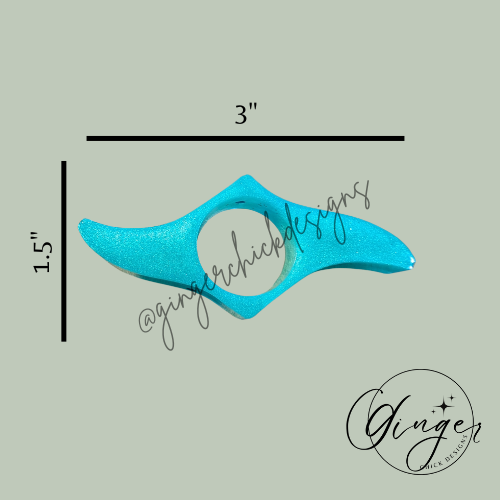 Light Aqua Thumb Bookmark