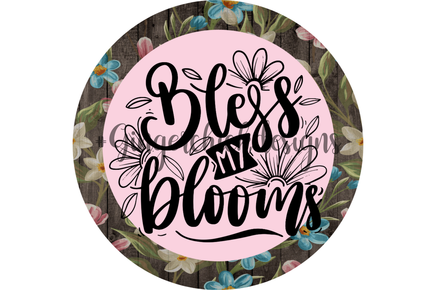 Bless my Blooms Bottle Cap Images