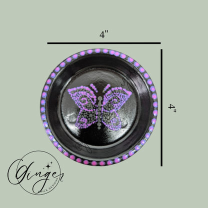 Dot Friend Pink Butterfly Trinket Dish