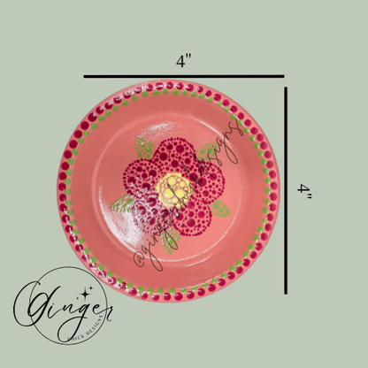 Dot Friend Pink Daisy Trinket Dish