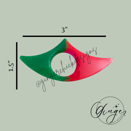 Neon Green and Pink Thumb Bookmark