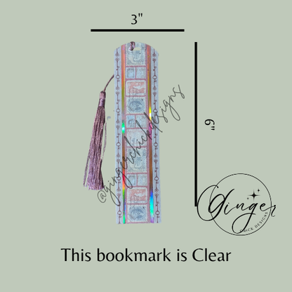 Stamp Collection Acrylic Bookmark