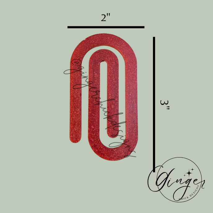 Red Wine Jumbo Paperclip