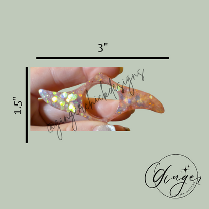 Peach Wave Thumb Bookmark