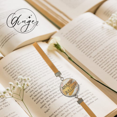Adulting is Bullsh!t Elastic Bookmark
